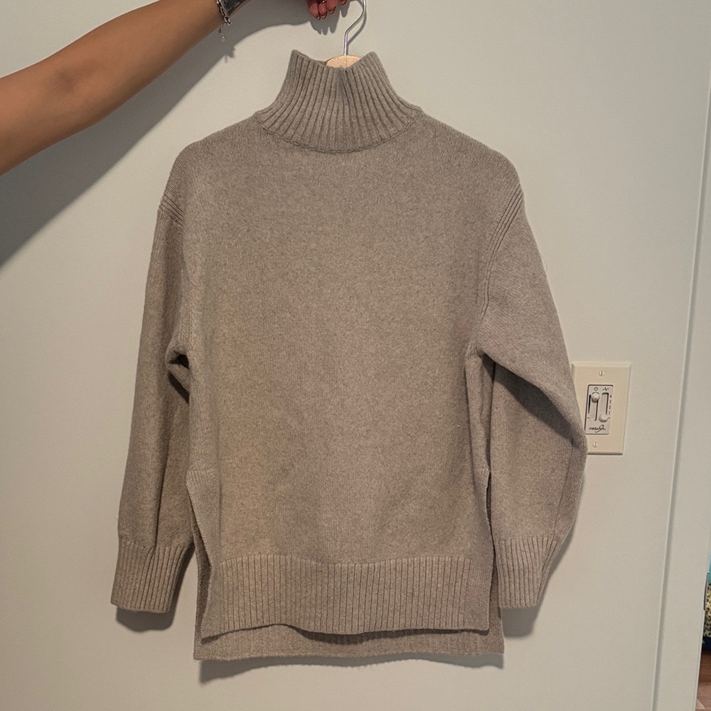 H&M Taupe Turtleneck Sweater